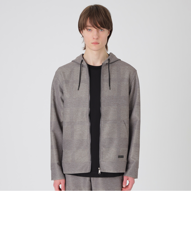 シャドーチェックカラミパーカー