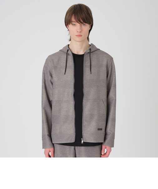 シャドーチェックカラミパーカー