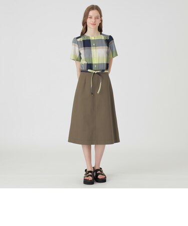 クレストブリッジチェックライトクロッシングツイルコンビドレス  