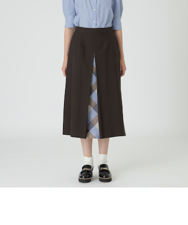 センターボックスプリーツスカート