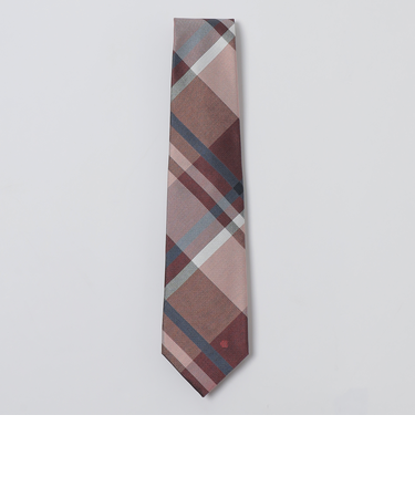 カラーペンビッグチェックタイ