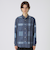 デニムライククレストブリッジチェックシャツ