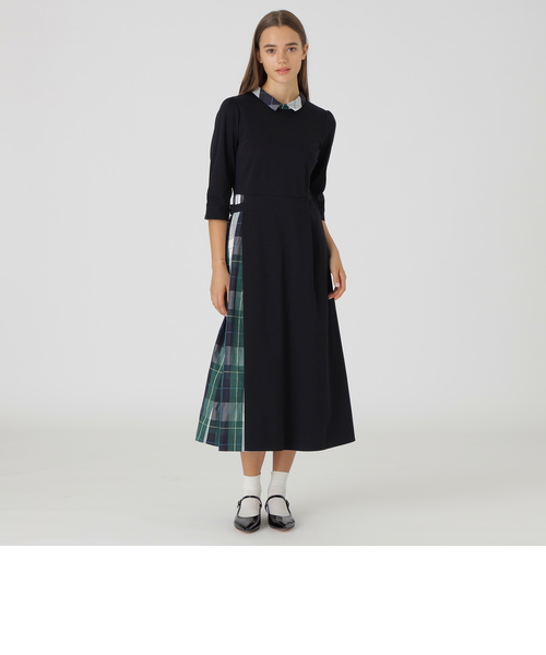 【美品】ブルーレーベルクレストブリッジ ポンチョ バックチュールポンチドレス（ドレス）｜BLUE LABEL CRESTBRIDGE