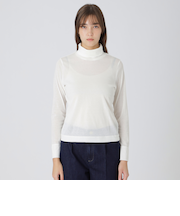 ハイツイストフライスハイネックプルオーバー