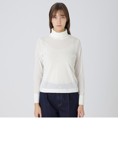 ハイツイストフライスハイネックプルオーバー