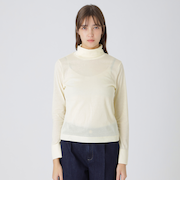 ハイツイストフライスハイネックプルオーバー