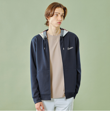 【WEB・一部店舗限定】フードチェックパーカー