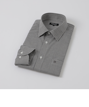 【一部店舗限定】ウォッシャブルウールギンガムチェックレギュラーシャツ