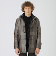 シャドーチェック10monthショートパーカー