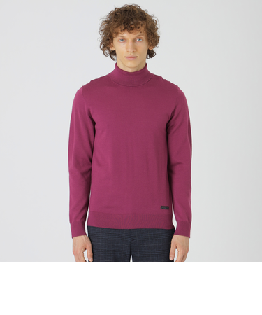 コンフォータブルタートルネックニット