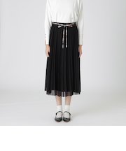 チュールプリーツスカート