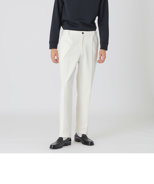 ダンボールツイルジャージーワイドトラウザーズ