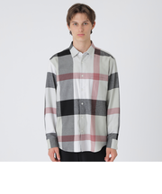 ブラッシュドクレストブリッジチェックシャツ