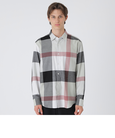 ブラッシュドクレストブリッジチェックシャツ