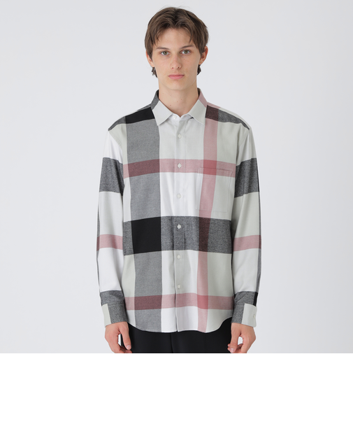 ブラッシュドクレストブリッジチェックシャツ