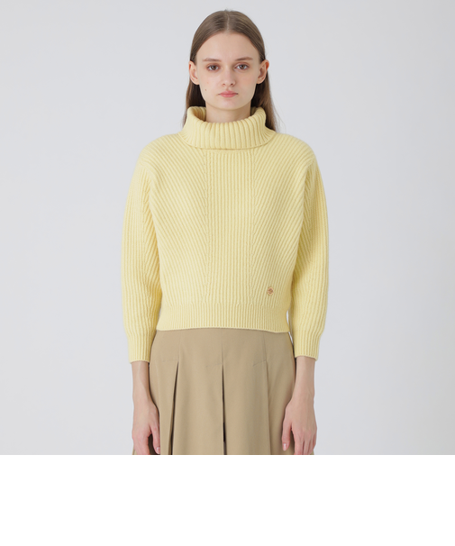 両畦ニットプルオーバー