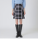 クレストブリッジチェッククロッシングビエラスカート