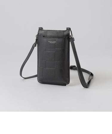 カラーランエンボスクレストブリッジチェックスマホショルダー