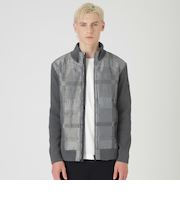 ファブリックコンビニットブルゾン