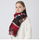 クレストブリッジチェックウォッシャブルカシミヤストール