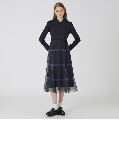 BURBERRY BLUE LABEL バーバリーチェックワンピース（絶妙な