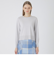 ウォッシャブルウールクルーネックプルオーバー