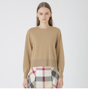 ウォッシャブルウールクルーネックプルオーバー