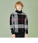 【WEB・一部店舗限定】クレストブリッジチェックタートルネックニット