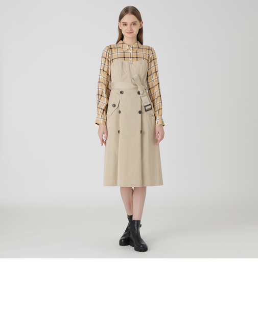 【店舗限定】グレイスメモリーダブルサテンビスチェドレス