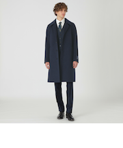 【一部店舗限定】COLOMBOカシミヤベルテッドバルマカーンコート