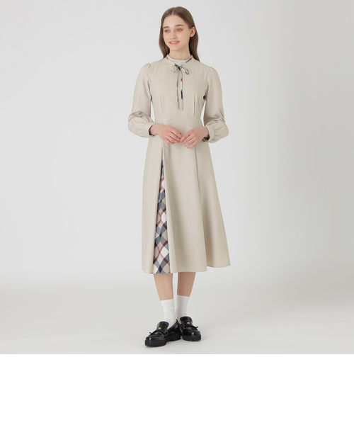 マイクロスパンポプリンドレス｜ブルーレーベルブラックレーベル