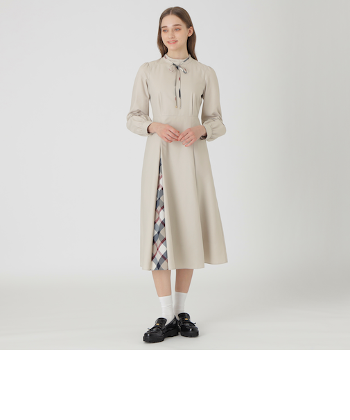 マイクロスパンポプリンドレス