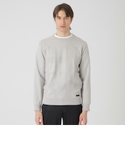 コンフィーシャドーチェックニット