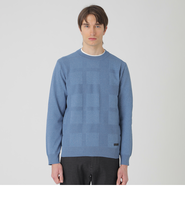 コンフィーシャドーチェックニット