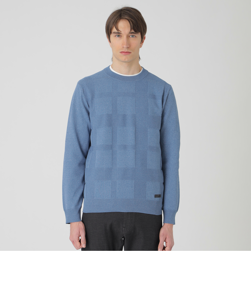 コンフィーシャドーチェックニット