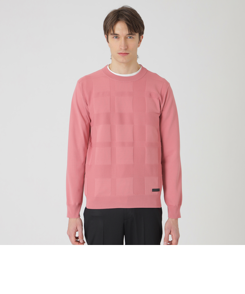 コンフィーシャドーチェックニット