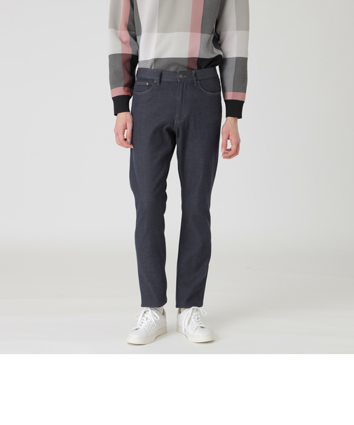 ダブルフェイスクレストブリッジチェックレギュラーフィットデニム