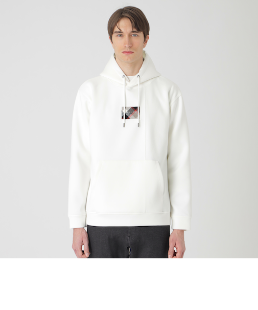 クレストブリッジチェックワッペンフーディー