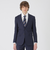 ブルーピンストライプスーツ
