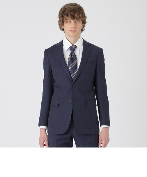 ブルーピンストライプスーツ