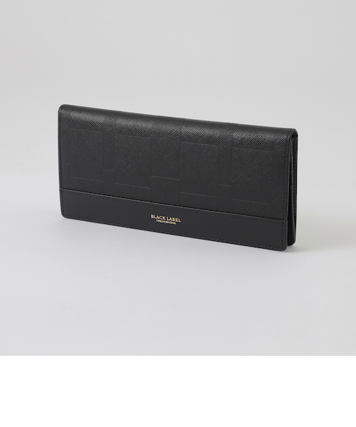 エンボスチェックロングウォレット