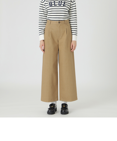 デニムワイドパンツ