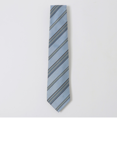 ヘリンボーンコンビワッフルレジメンタルタイ