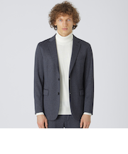 【一部店舗限定】メランジツイルプリントジャージージャケット