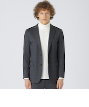 【一部店舗限定】グレンチェックプリントジャージージャケット