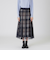 【一部店舗限定】クレストブリッジチェック5WAYチュールスカート