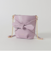 リボンレザーミニショルダー