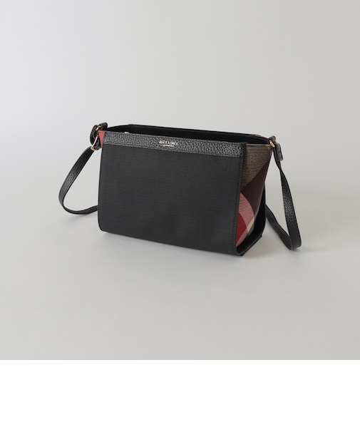 パーシャルクレストブリッジチェックPVCミニショルダー