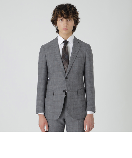 一部店舗限定】ライトグレーミルドチェックスーツ｜ブルーレーベル