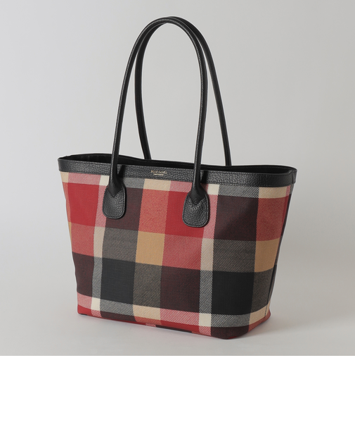 クレストブリッジチェックPVCトート